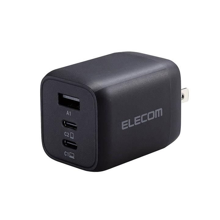 エレコム 65W キューブAC充電器 ACDC-PD4465BKの商品写真